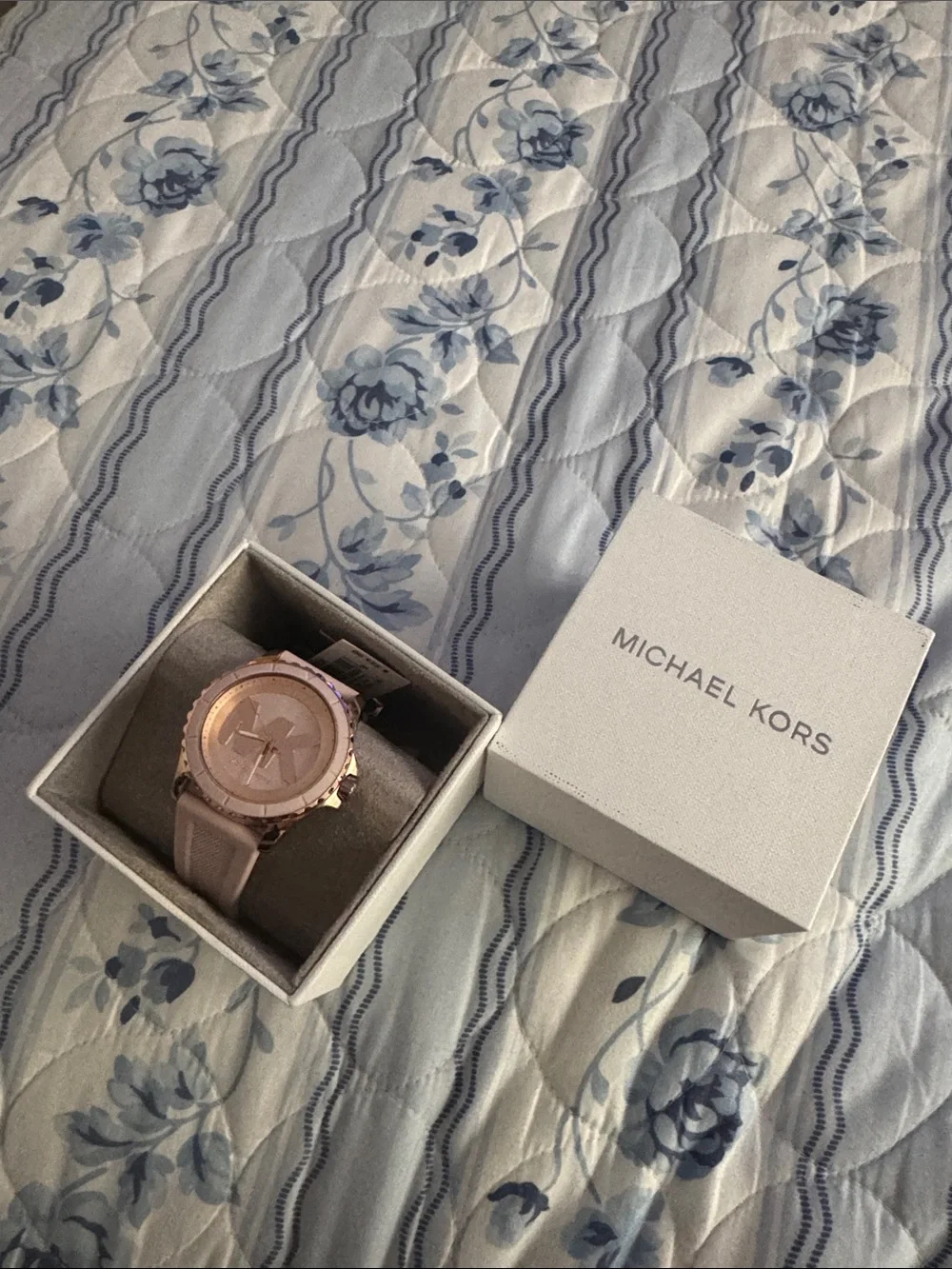 Michael Kors Pink Silicone Watch – New with Tags & Box